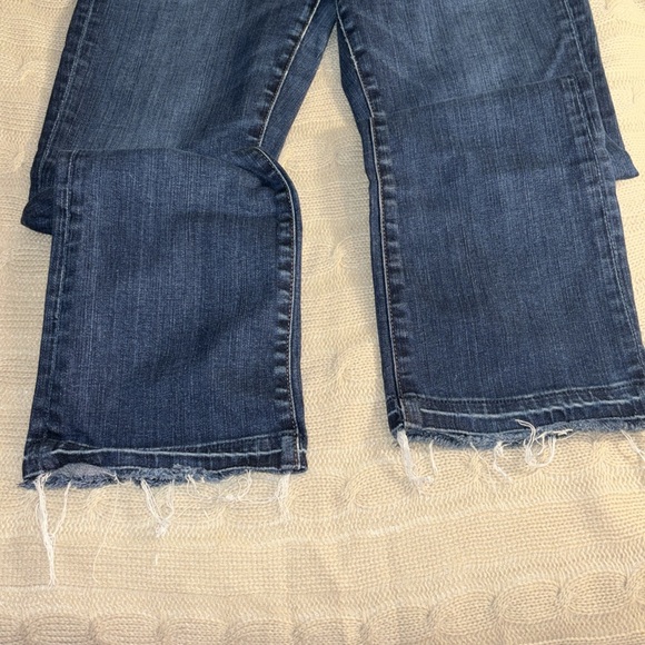 Madewell Cali-Denim Boot Raw-Edge High-Rise Bootcut Jeans- size 26 - Picture 2 of 5